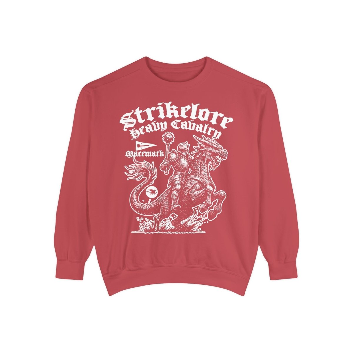 Strikelore Mounted Knights Heavy Cavalry of Macemark Comfort Colors Garment - Dyed Luxury Sweatshirt