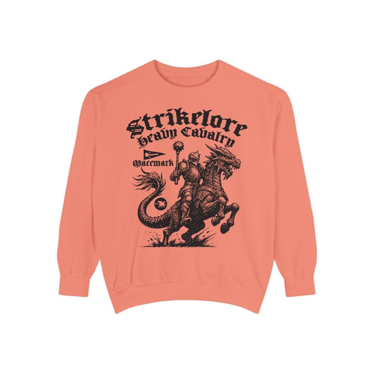 Strikelore Mounted Knights Heavy Cavalry of Macemark Comfort Colors Garment - Dyed Luxury Sweatshirt