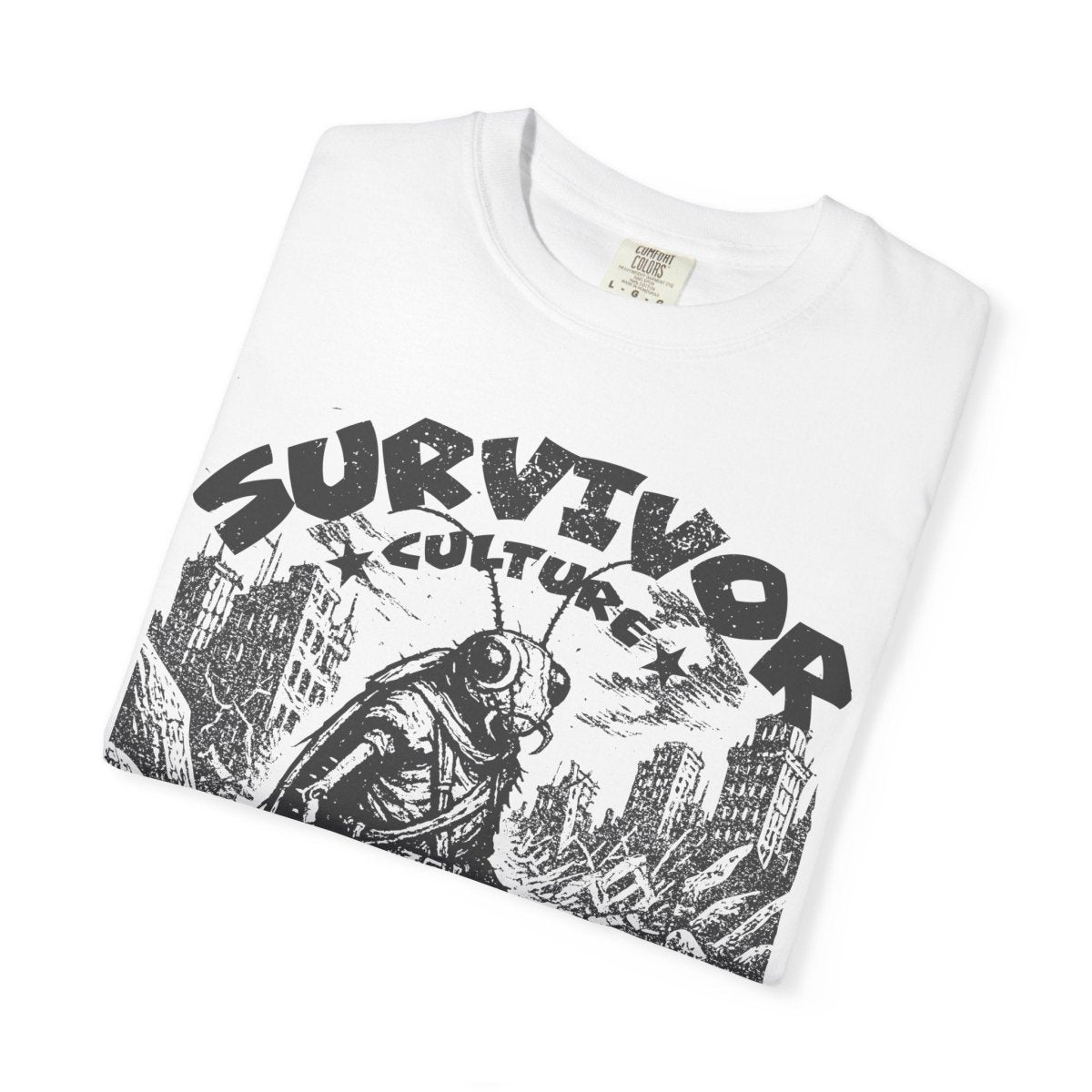 Survivor Culture Unstoppable Comfort Colors Relaxed Fit Softy Tee, Roach Respect