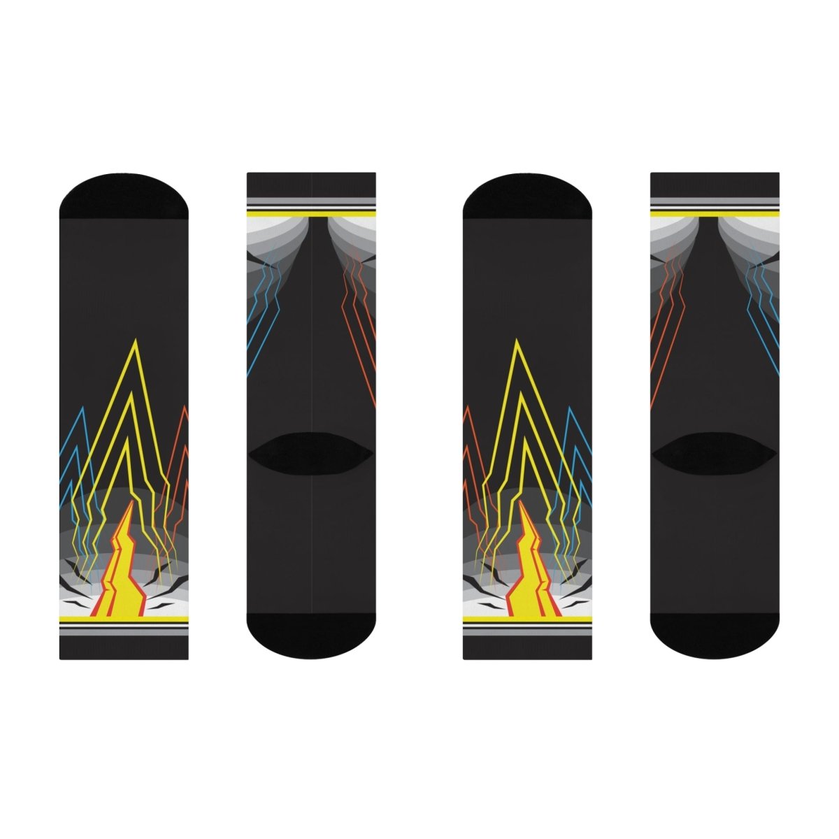 Thunderstruck Stunner Life Surprise Gift Cushioned Crew Socks