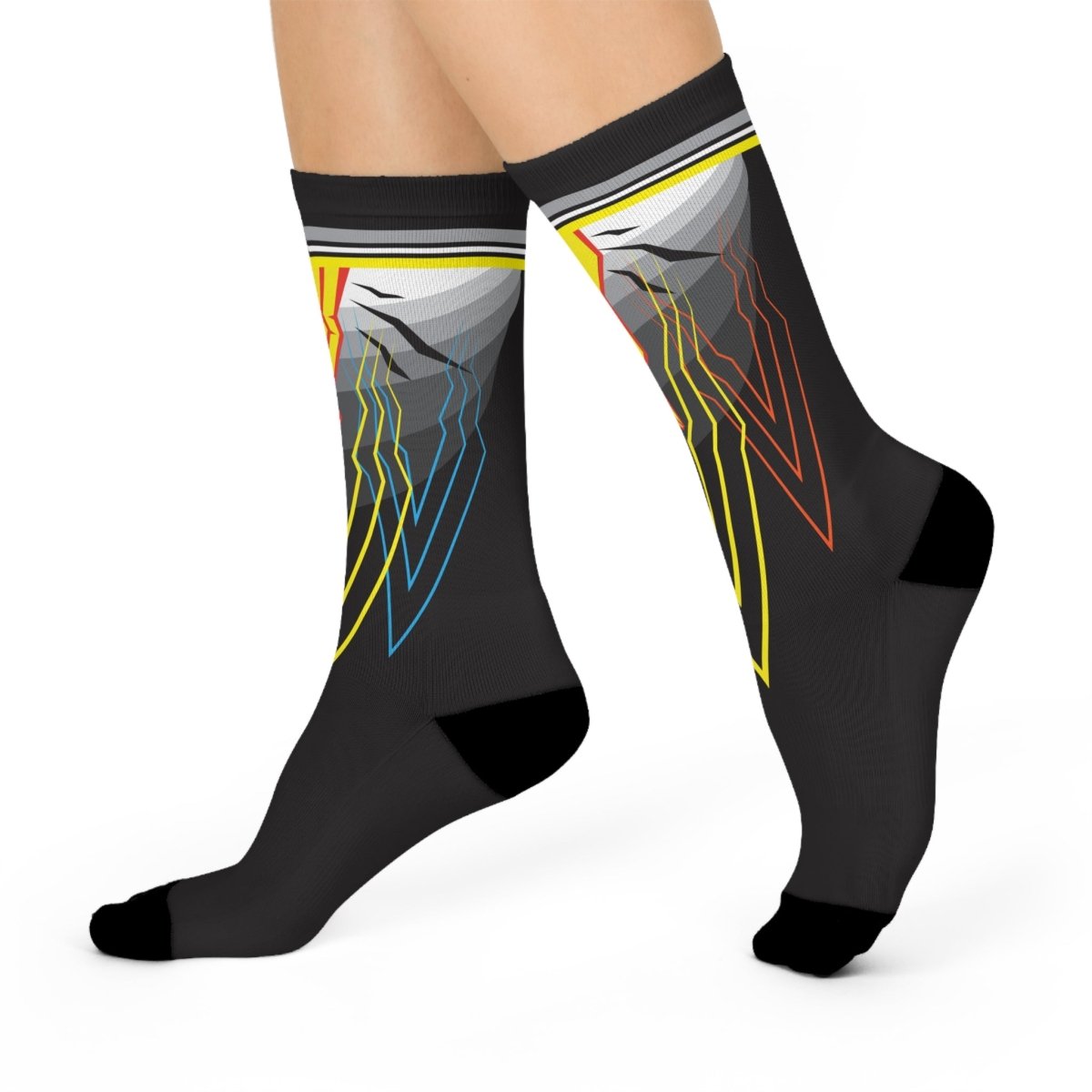 Thunderstruck Stunner Life Surprise Gift Cushioned Crew Socks