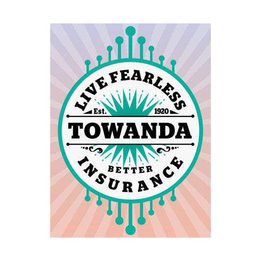 Towanda Live Fearless Premium Wall Art Print, Fried Green Tomatoes, Brave Girl Power, Strong Woman, Friend Gift, Southern