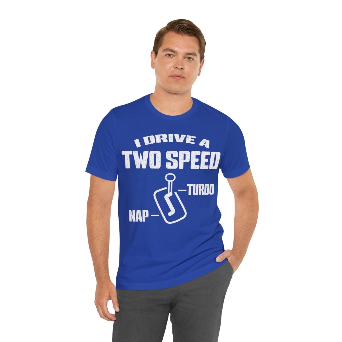 Two Speed Driver Premium T-Shirt, Nap and Turbo, Funny