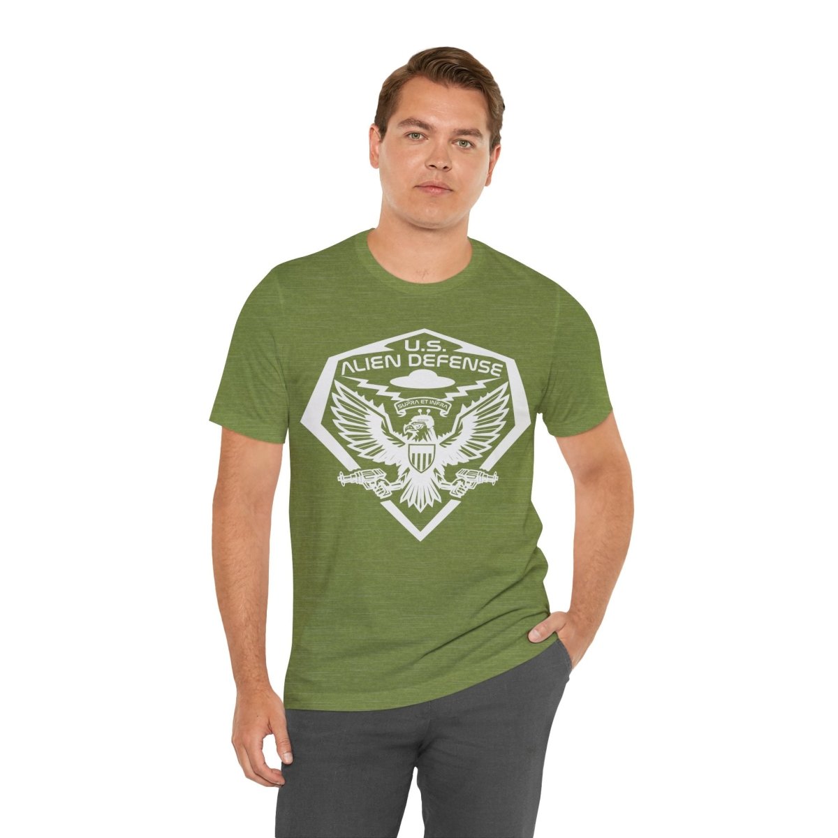 U.S. Alien Defense Official Logo Premium T-Shirt Military Gift