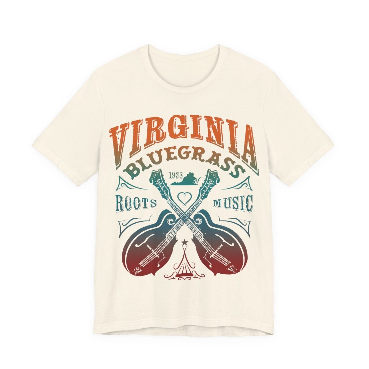 Virginia Bluegrass Lovers Premium T-Shirt, Blue Grass Music Gift