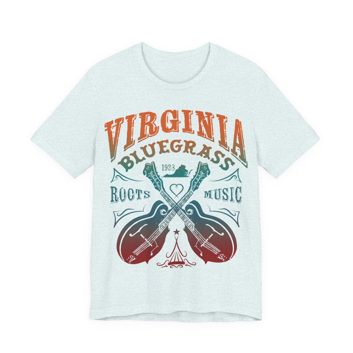 Virginia Bluegrass Lovers Premium T-Shirt, Blue Grass Music Gift