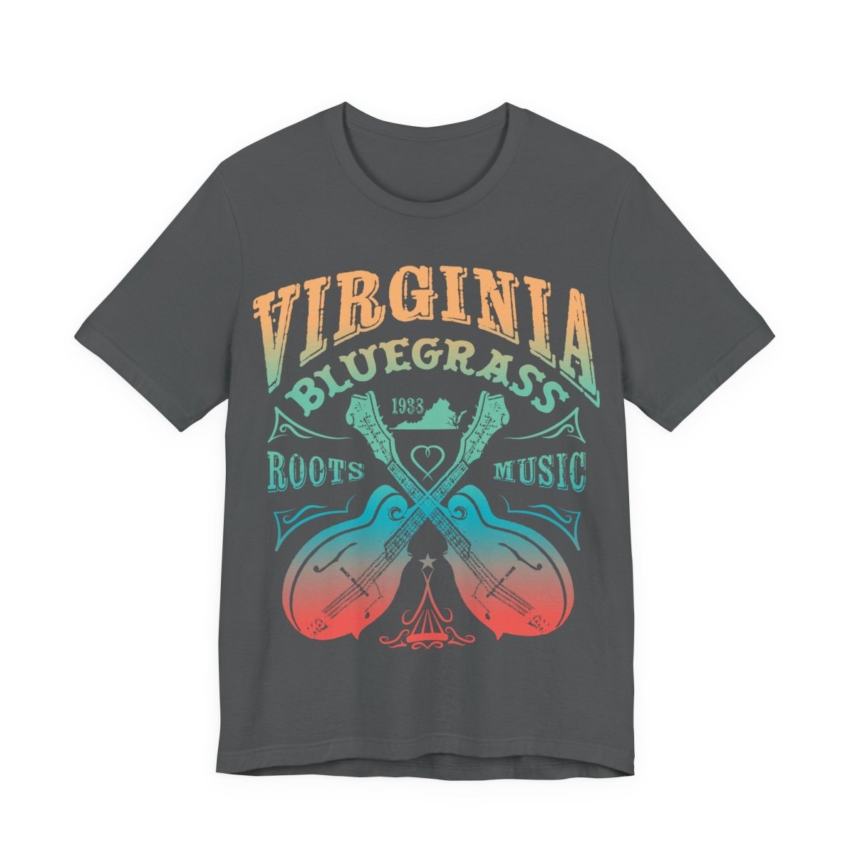 Virginia Bluegrass Lovers Premium T-Shirt, Blue Grass Music Gift