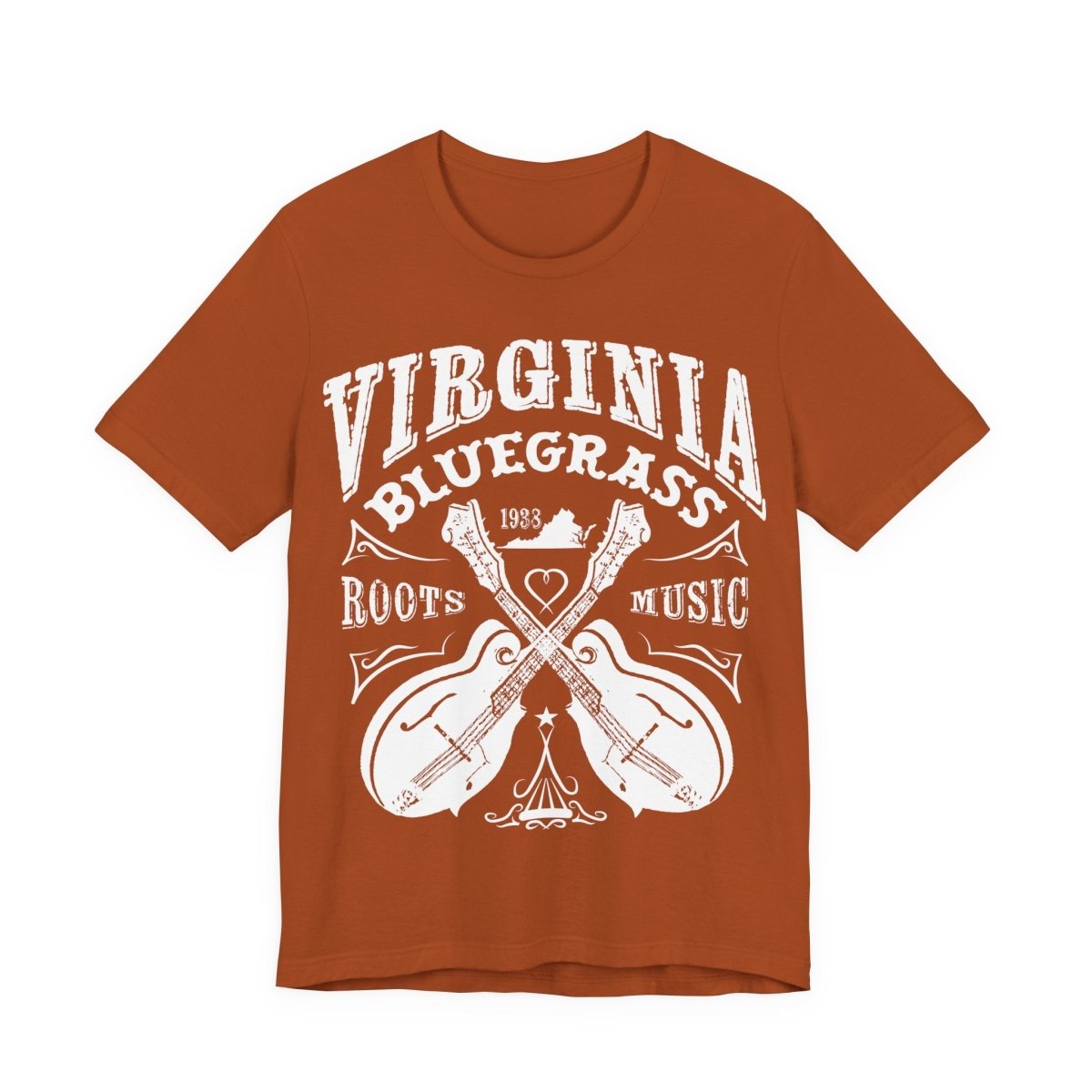 Virginia Bluegrass Lovers Premium T-Shirt, Blue Grass Music Gift