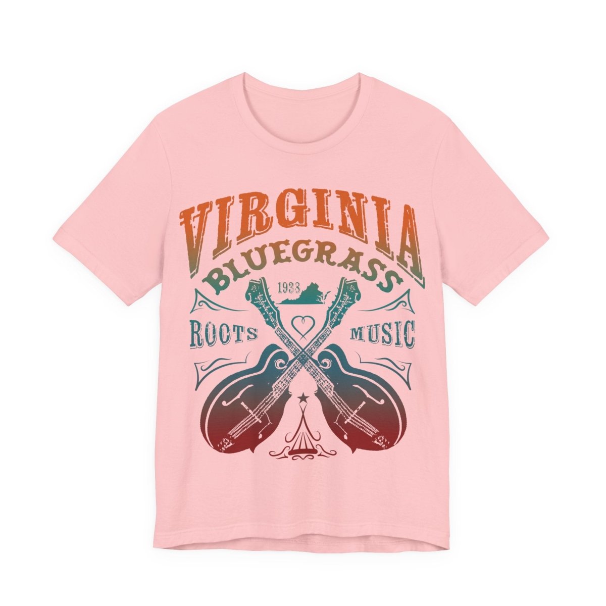 Virginia Bluegrass Lovers Premium T-Shirt, Blue Grass Music Gift