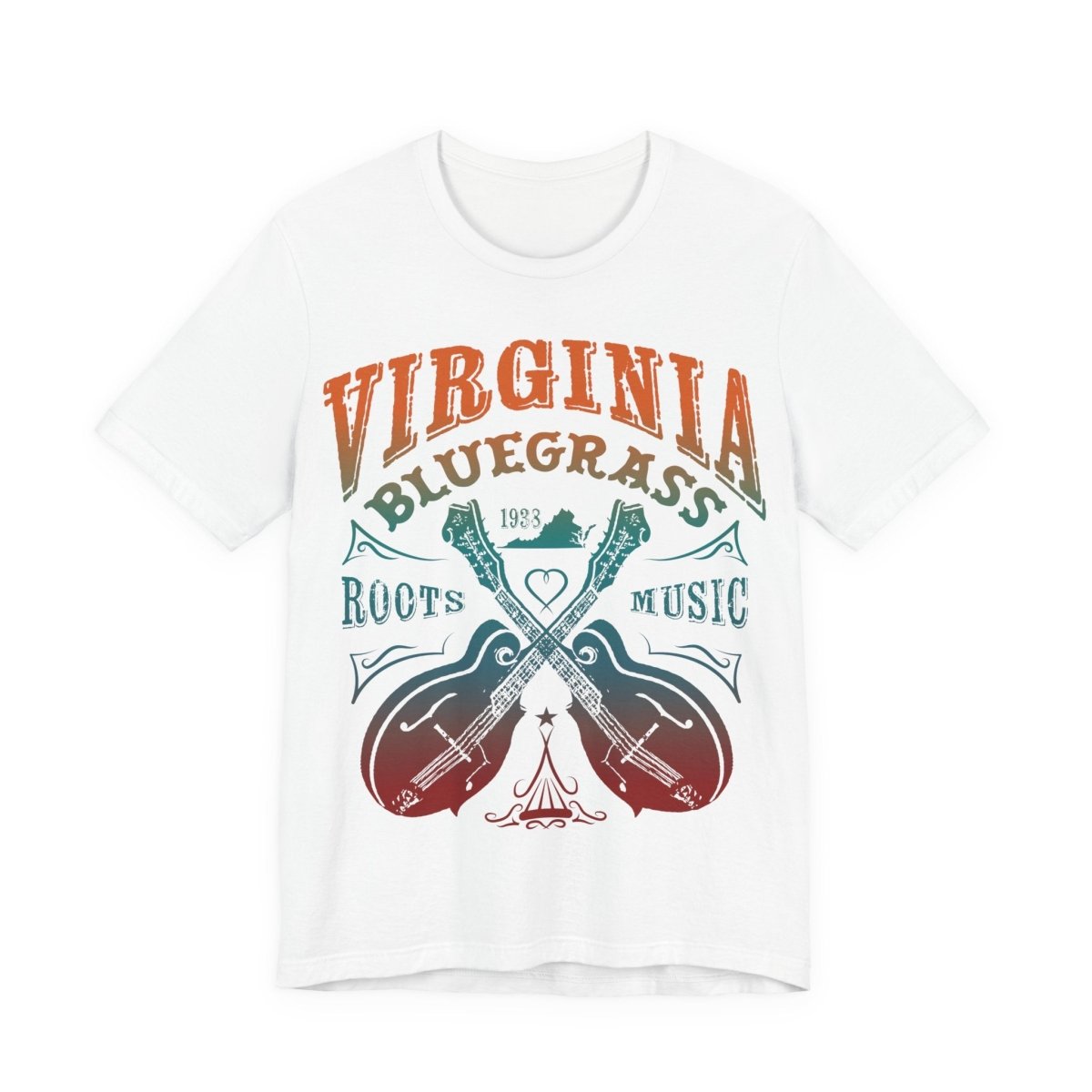 Virginia Bluegrass Lovers Premium T-Shirt, Blue Grass Music Gift