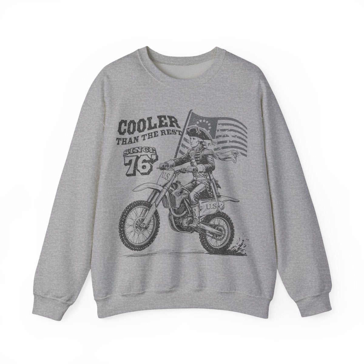 Washington's Legendary Dirt Bike Ride, Cooler Than The Rest Fleece Sweatshirt, American Cool