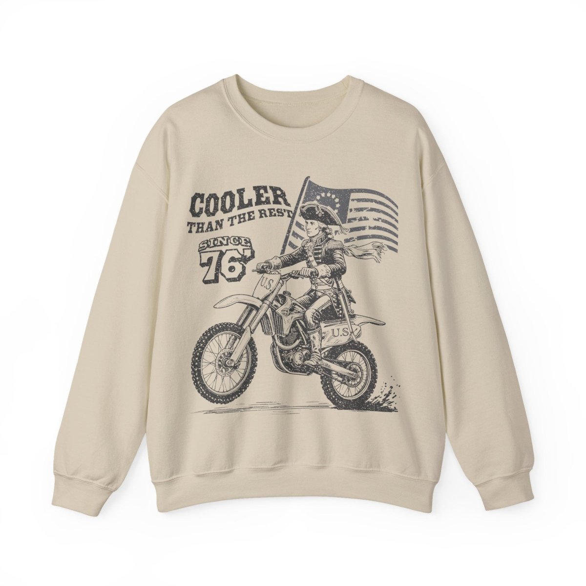 Washington's Legendary Dirt Bike Ride, Cooler Than The Rest Fleece Sweatshirt, American Cool