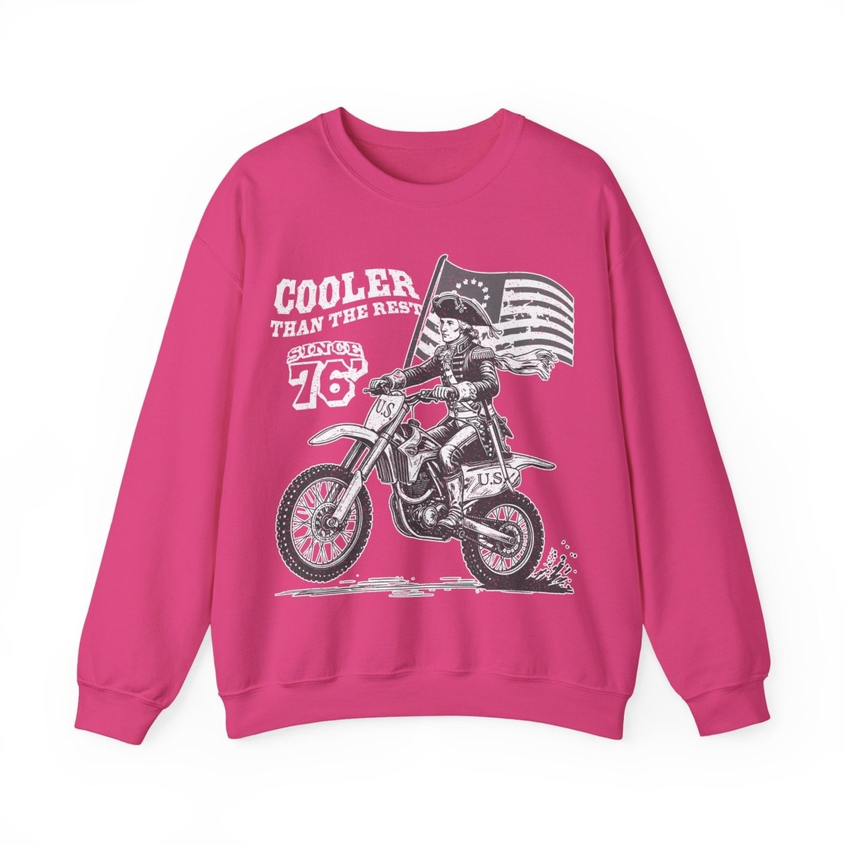 Washington's Legendary Dirt Bike Ride, Cooler Than The Rest Fleece Sweatshirt, American Cool