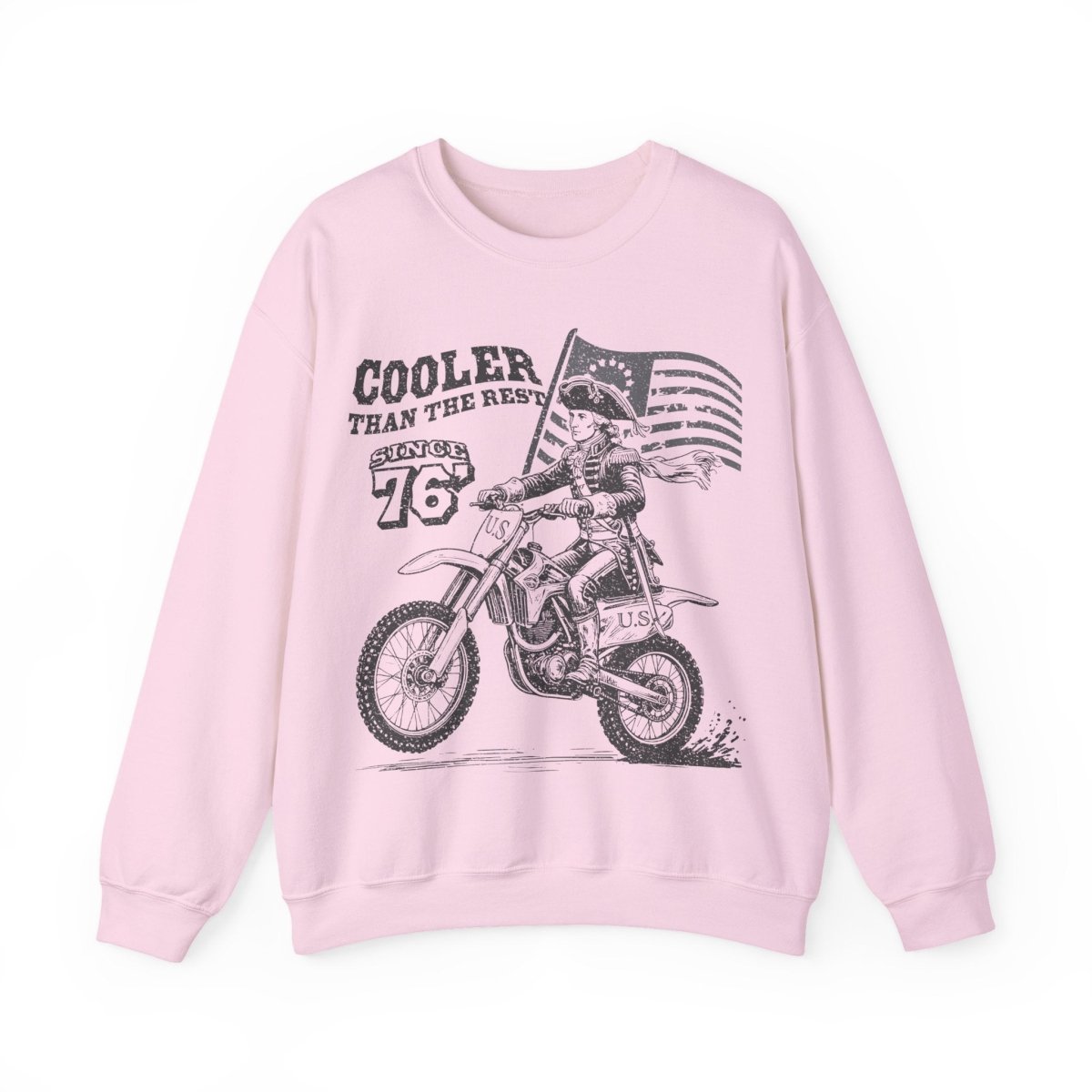Washington's Legendary Dirt Bike Ride, Cooler Than The Rest Fleece Sweatshirt, American Cool