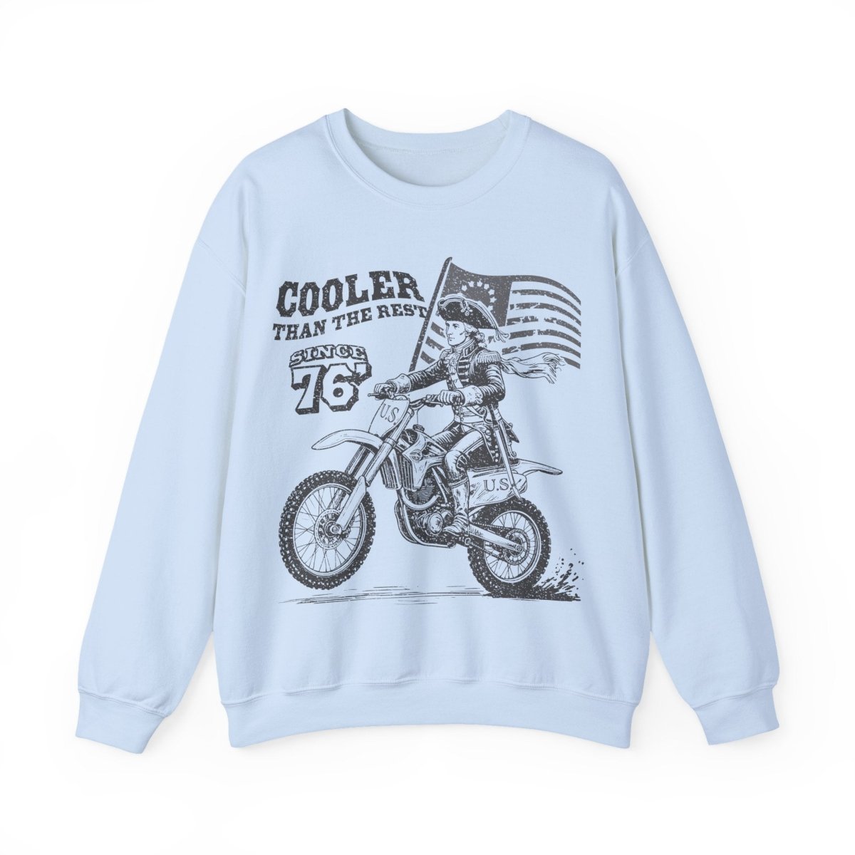 Washington's Legendary Dirt Bike Ride, Cooler Than The Rest Fleece Sweatshirt, American Cool
