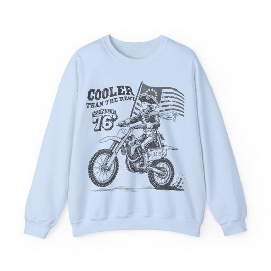Washington's Legendary Dirt Bike Ride, Cooler Than The Rest Fleece Sweatshirt, American Cool