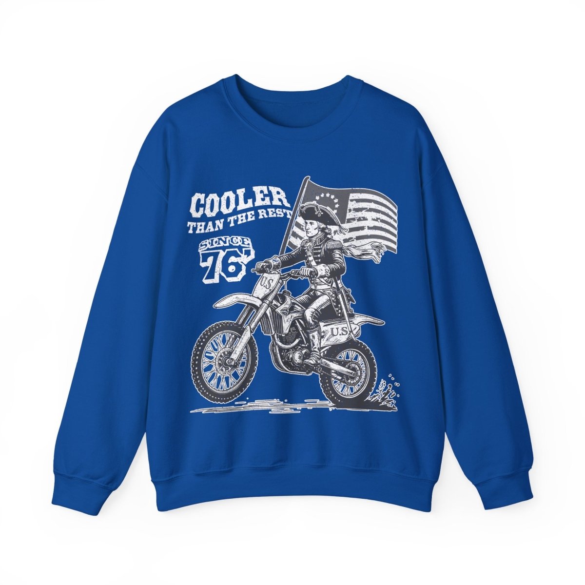 Washington's Legendary Dirt Bike Ride, Cooler Than The Rest Fleece Sweatshirt, American Cool