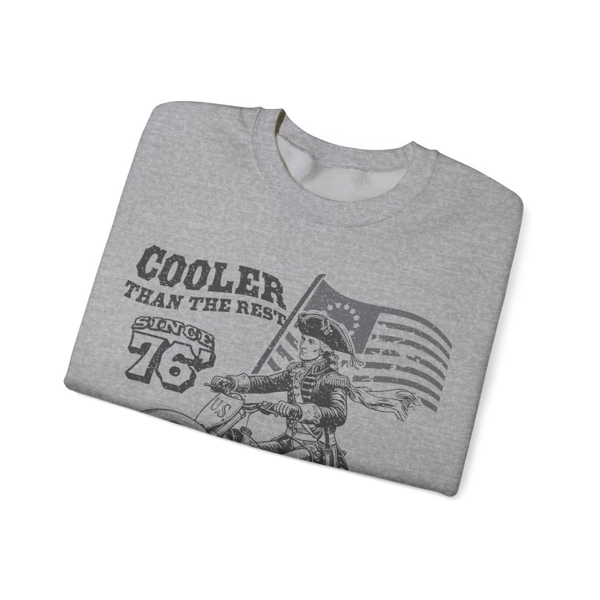 Washington's Legendary Dirt Bike Ride, Cooler Than The Rest Fleece Sweatshirt, American Cool