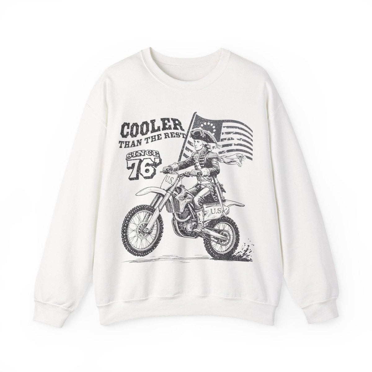 Washington's Legendary Dirt Bike Ride, Cooler Than The Rest Fleece Sweatshirt, American Cool