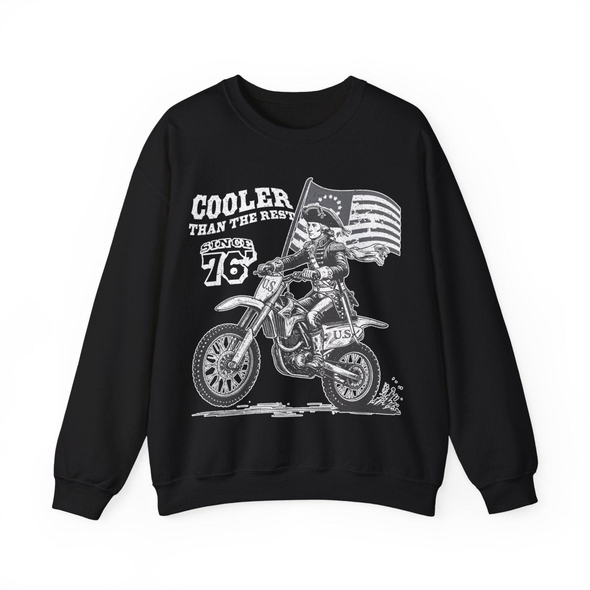 Washington's Legendary Dirt Bike Ride, Cooler Than The Rest Fleece Sweatshirt, American Cool