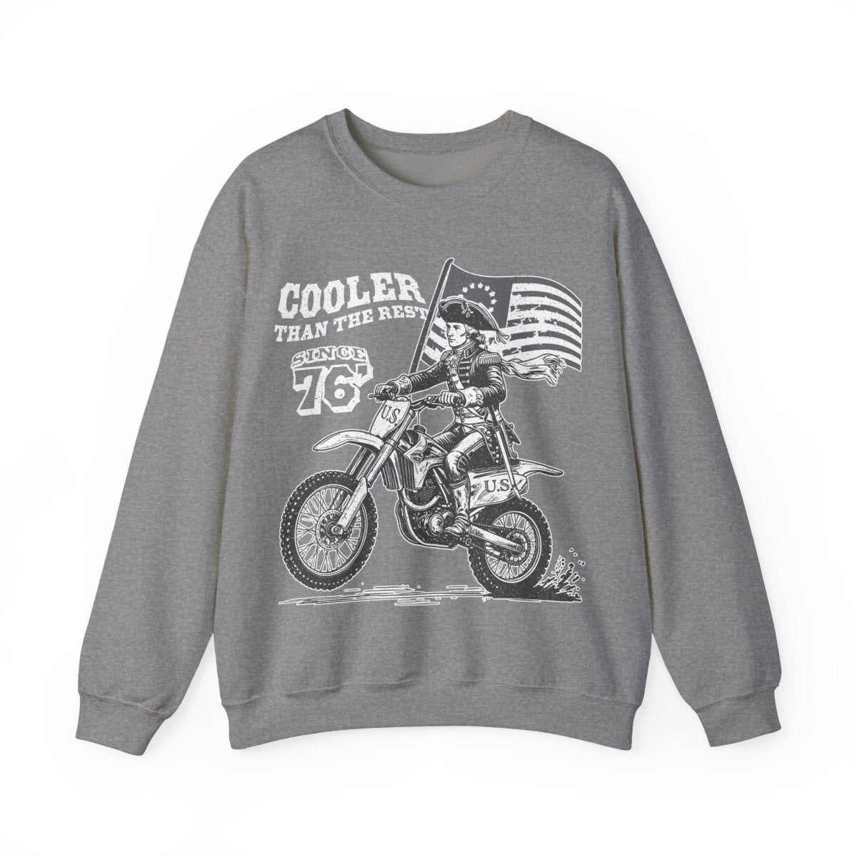 Washington's Legendary Dirt Bike Ride, Cooler Than The Rest Fleece Sweatshirt, American Cool