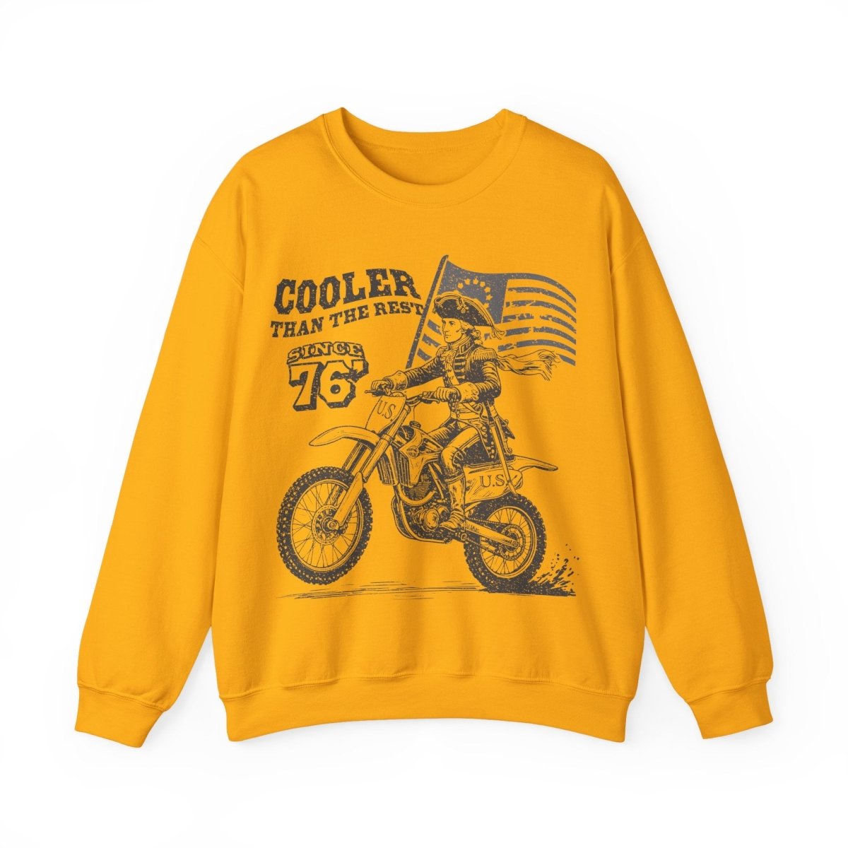 Washington's Legendary Dirt Bike Ride, Cooler Than The Rest Fleece Sweatshirt, American Cool