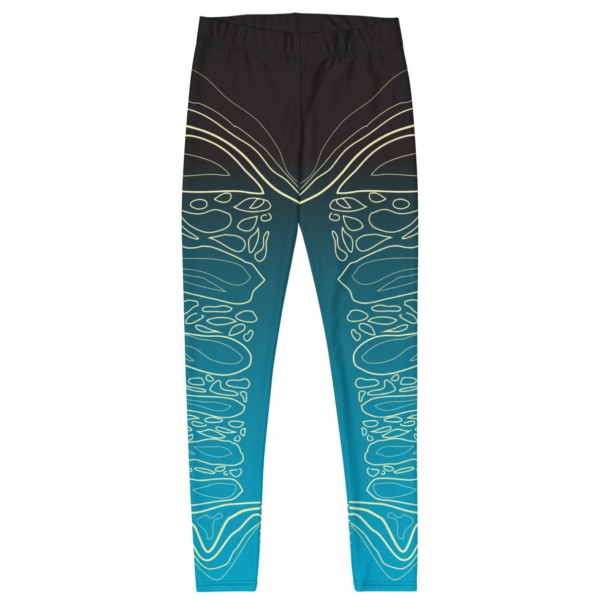 Water Geode Premium Leggings, Ocean Crystal Inspiration