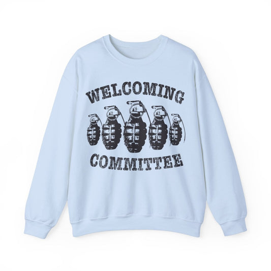 Welcoming Committee Grenades Funny Fleece Sweatshirt