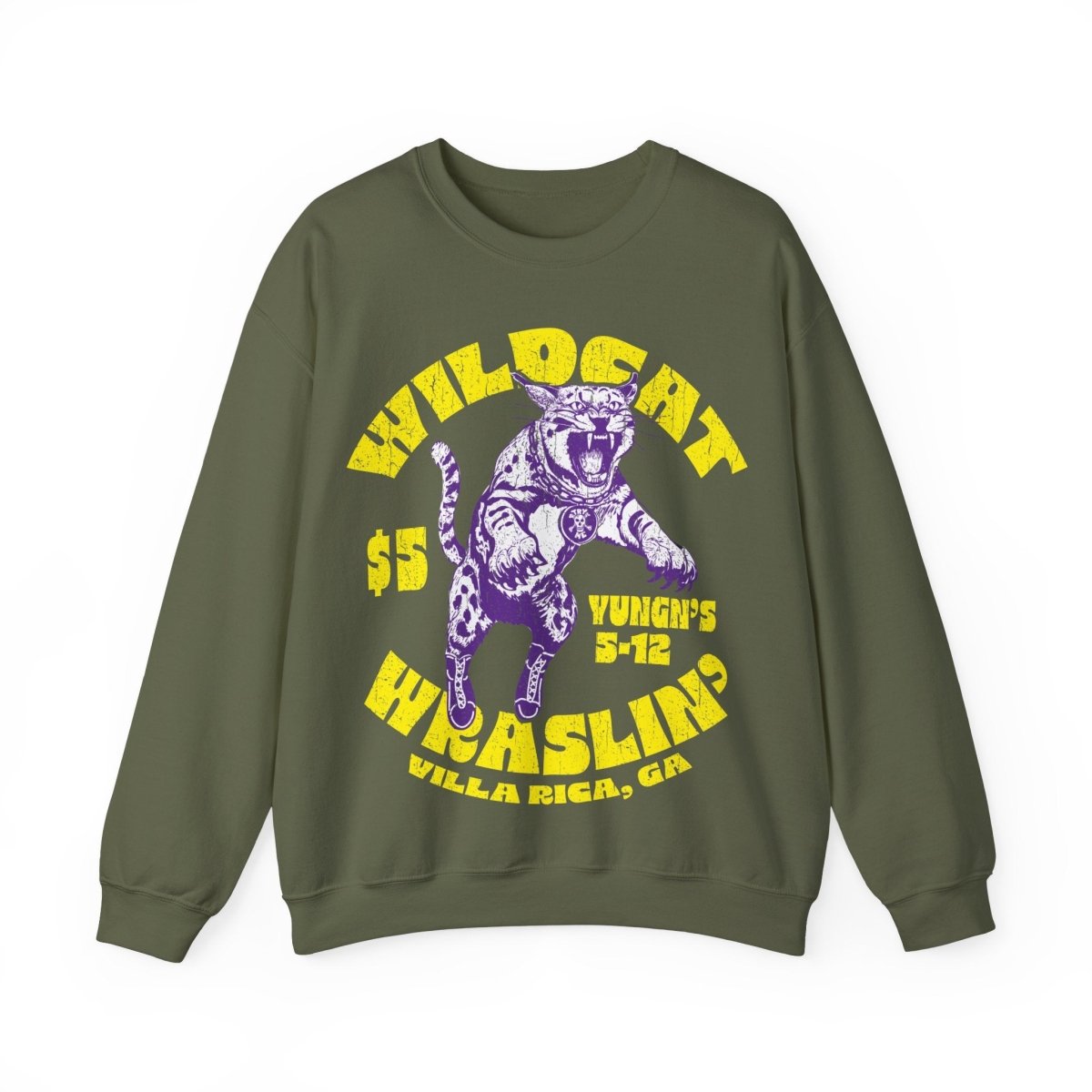 Wildcat Wrestling Fleece Sweatshirt, Big Challenges