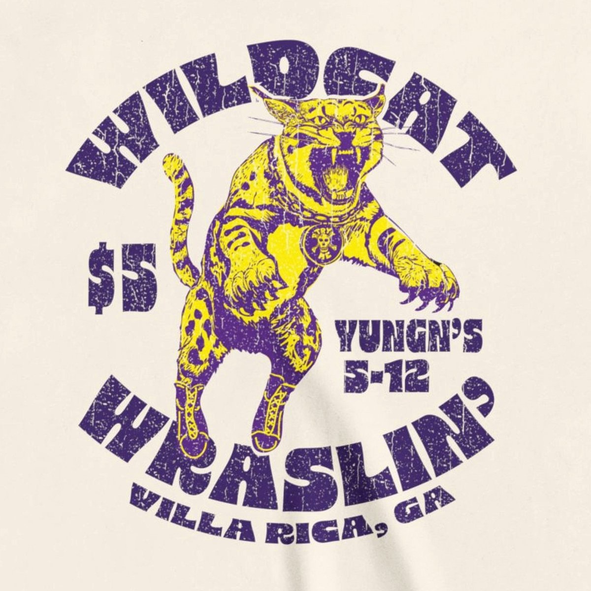 Wildcat Wrestling Kids Premium T-Shirt. Take On Any Challenge Life Lesson