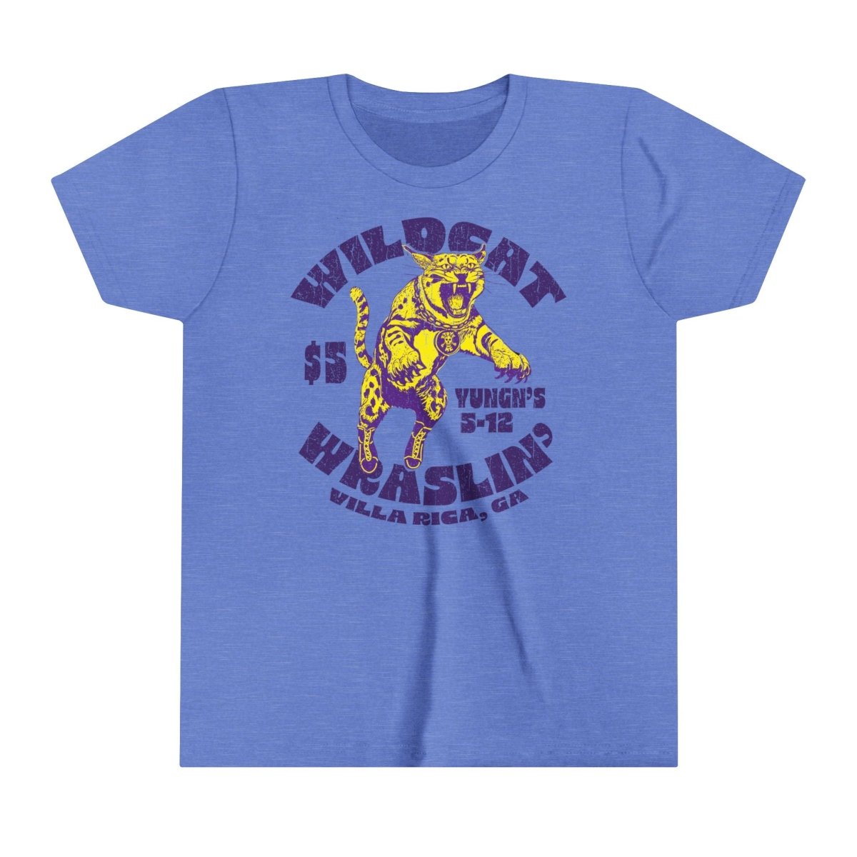 Wildcat Wrestling Kids Premium T-Shirt. Take On Any Challenge Life Lesson