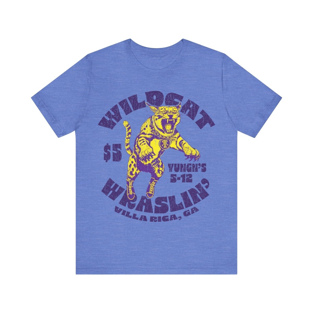 Wildcat Wrestling Premium T-Shirt, Challenge The Wildest Obstacle