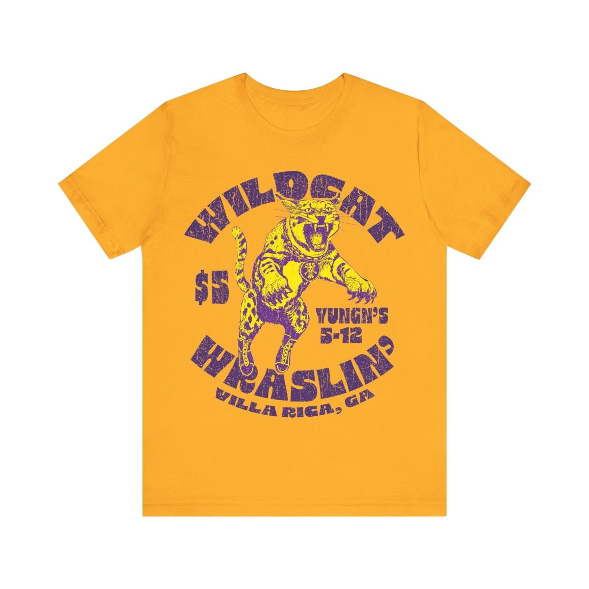 Wildcat Wrestling Premium T-Shirt, Challenge The Wildest Obstacle