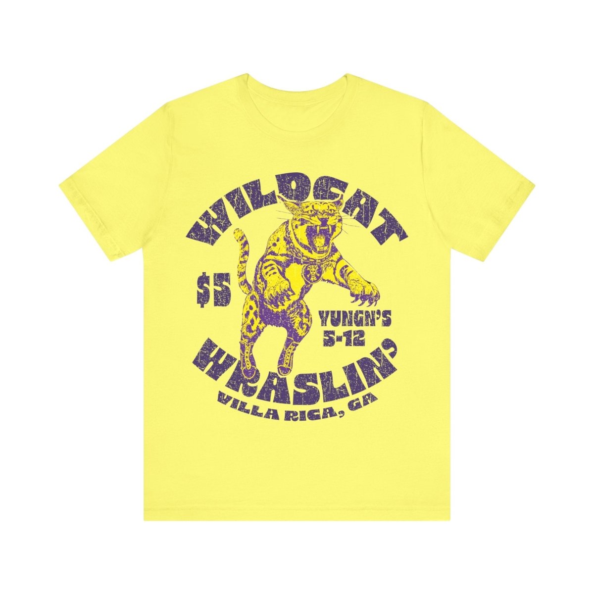 Wildcat Wrestling Premium T-Shirt, Challenge The Wildest Obstacle