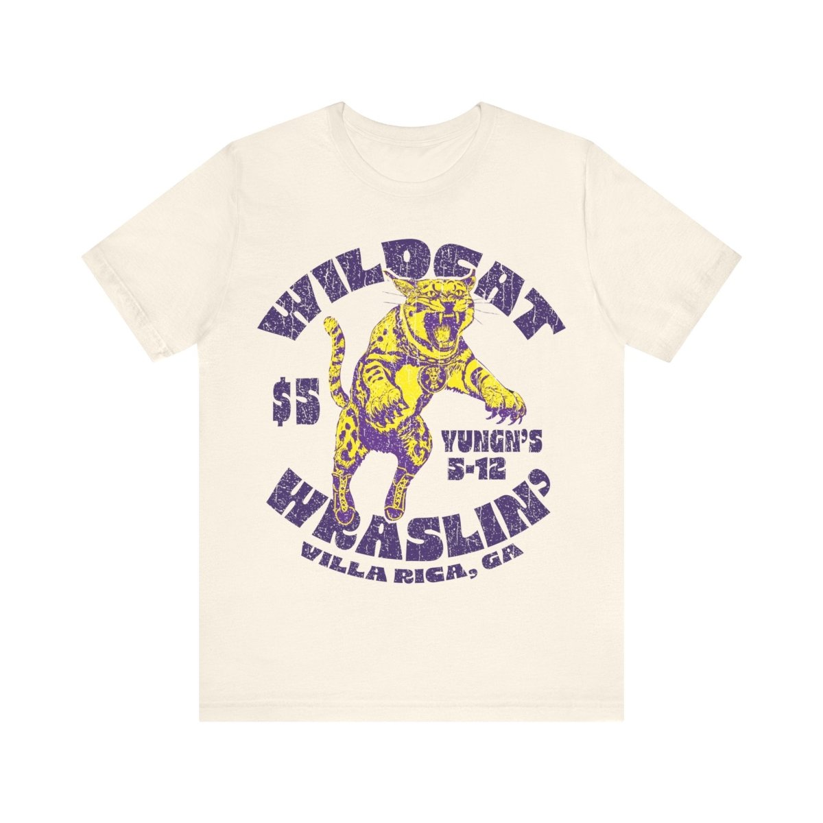 Wildcat Wrestling Premium T-Shirt, Challenge The Wildest Obstacle