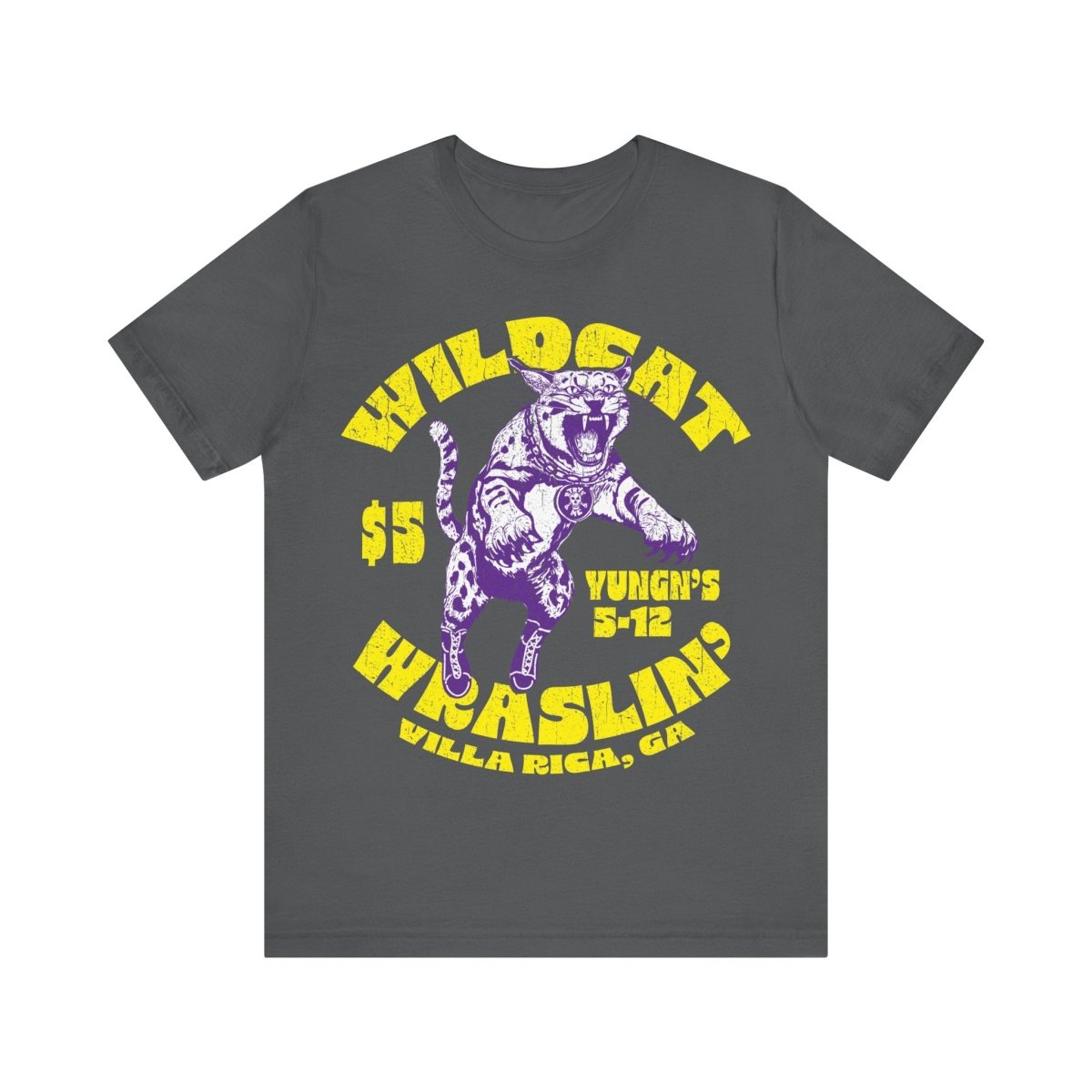 Wildcat Wrestling Premium T-Shirt, Challenge The Wildest Obstacle