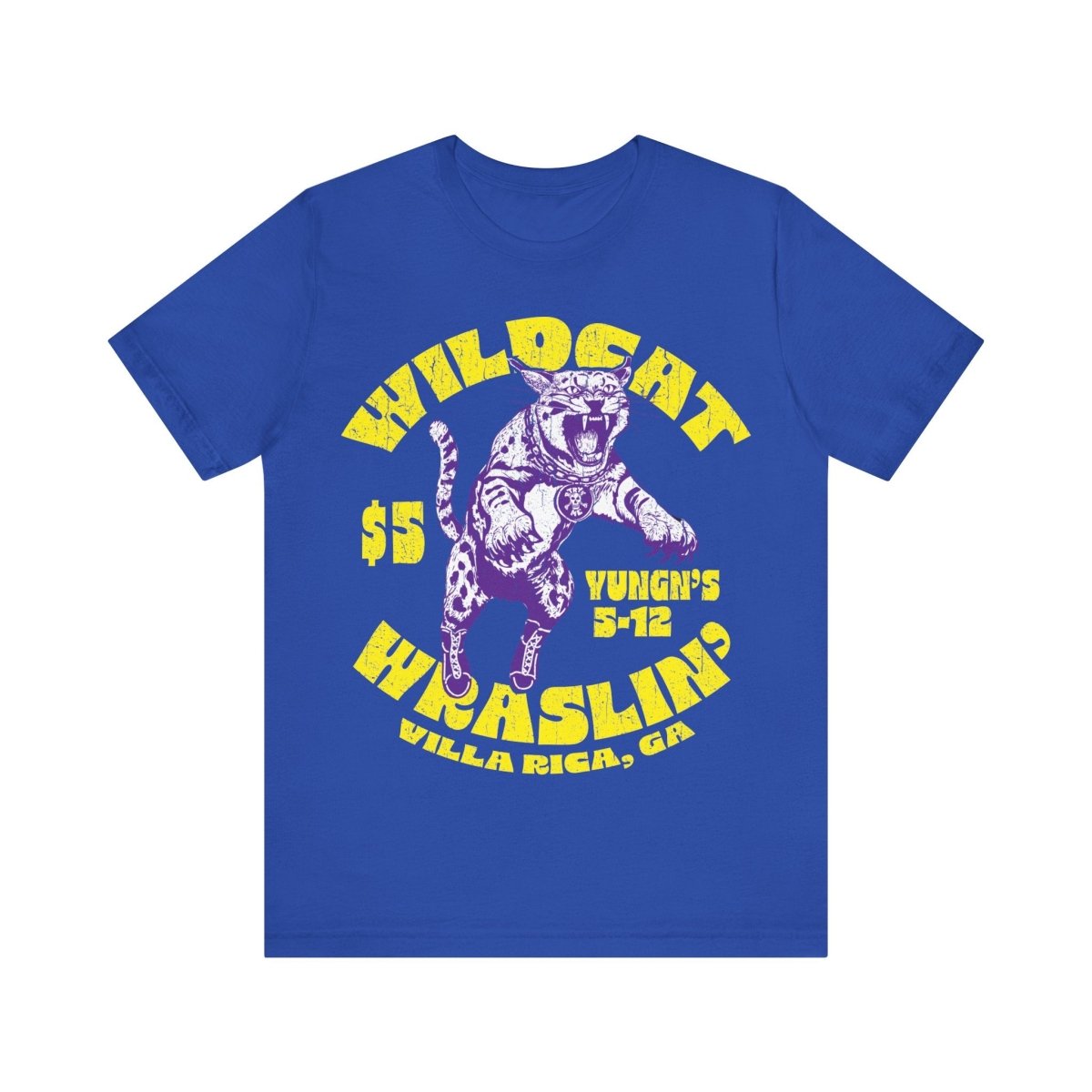 Wildcat Wrestling Premium T-Shirt, Challenge The Wildest Obstacle