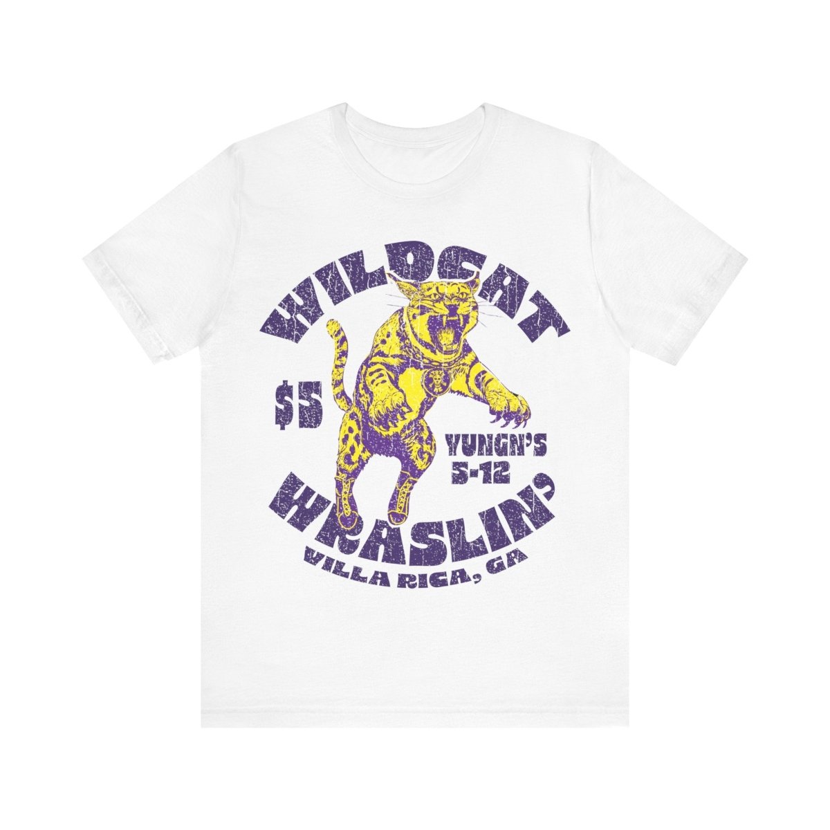 Wildcat Wrestling Premium T-Shirt, Challenge The Wildest Obstacle