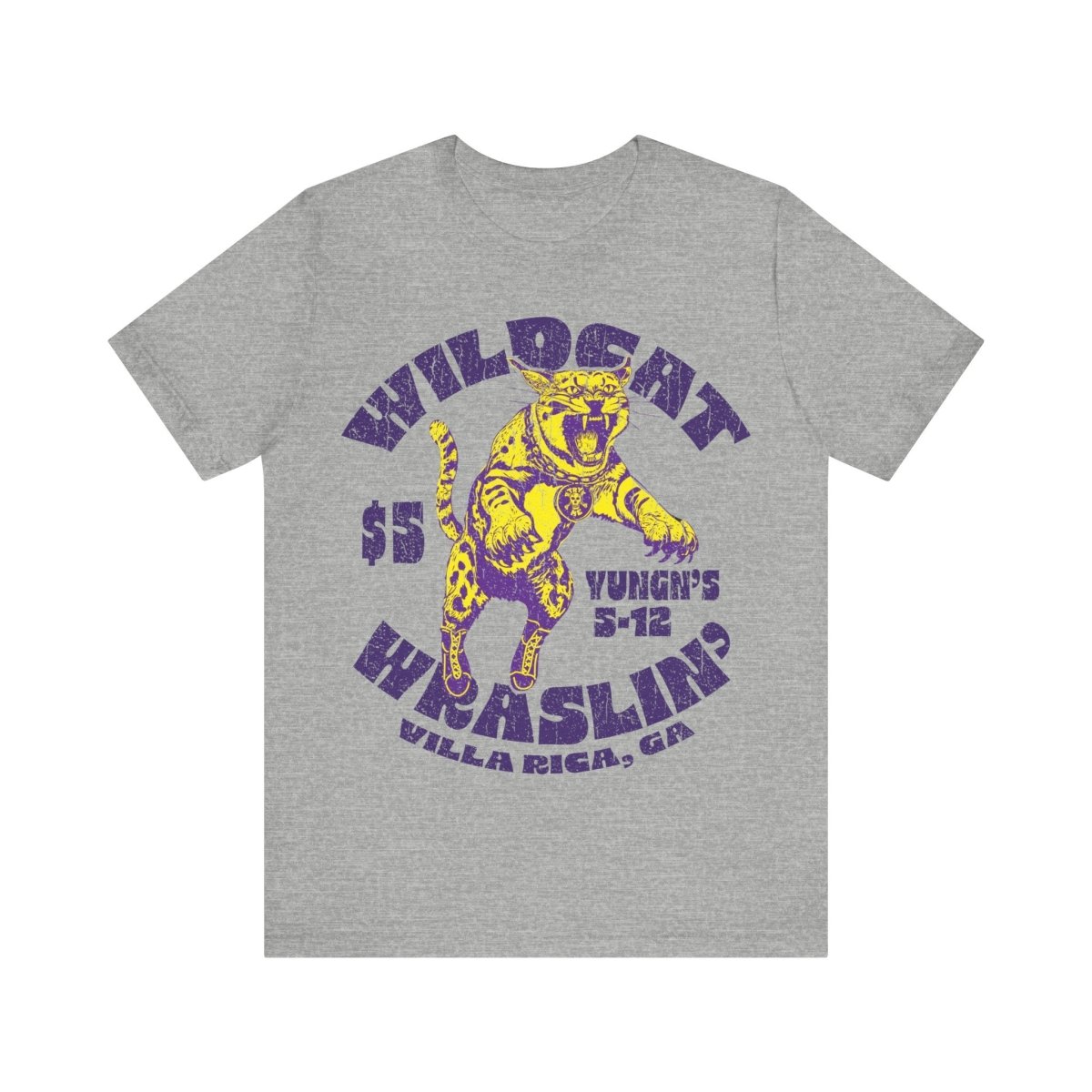 Wildcat Wrestling Premium T-Shirt, Challenge The Wildest Obstacle