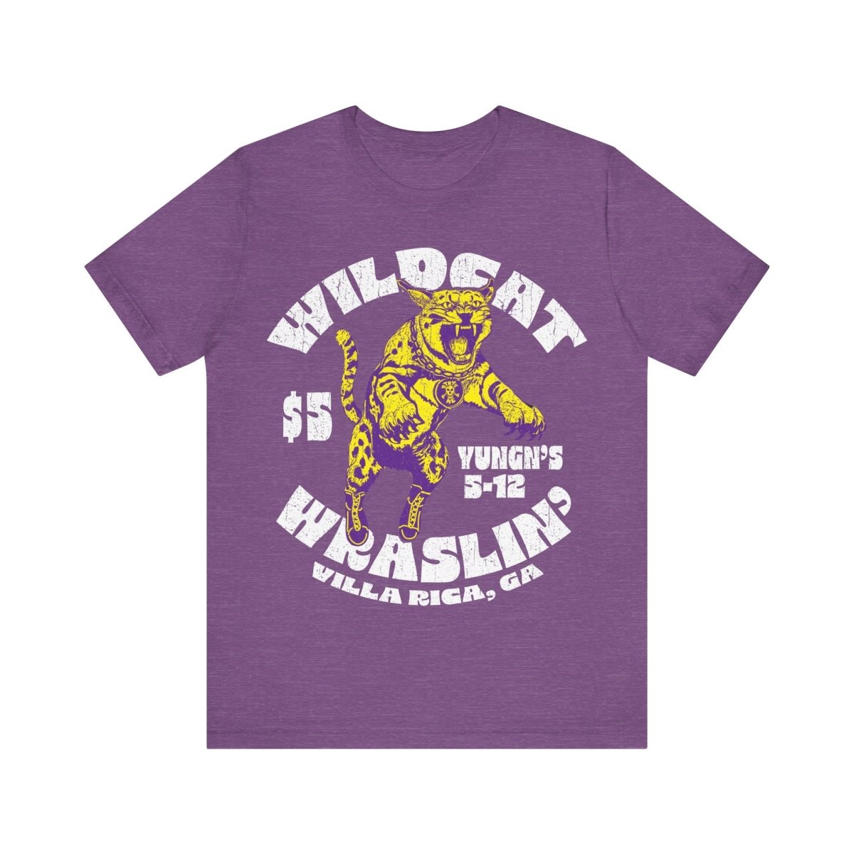 Wildcat Wrestling Premium T-Shirt, Challenge The Wildest Obstacle