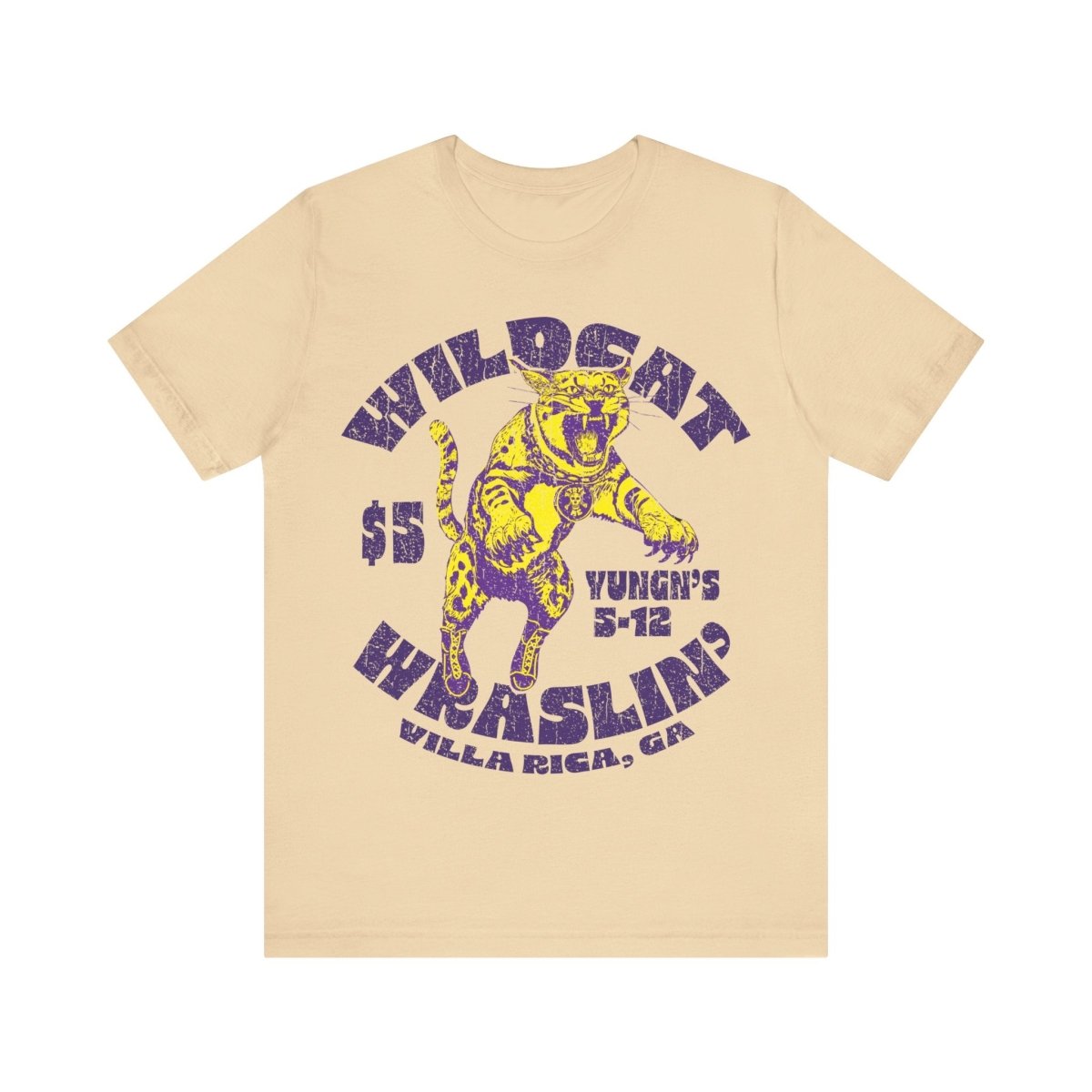 Wildcat Wrestling Premium T-Shirt, Challenge The Wildest Obstacle