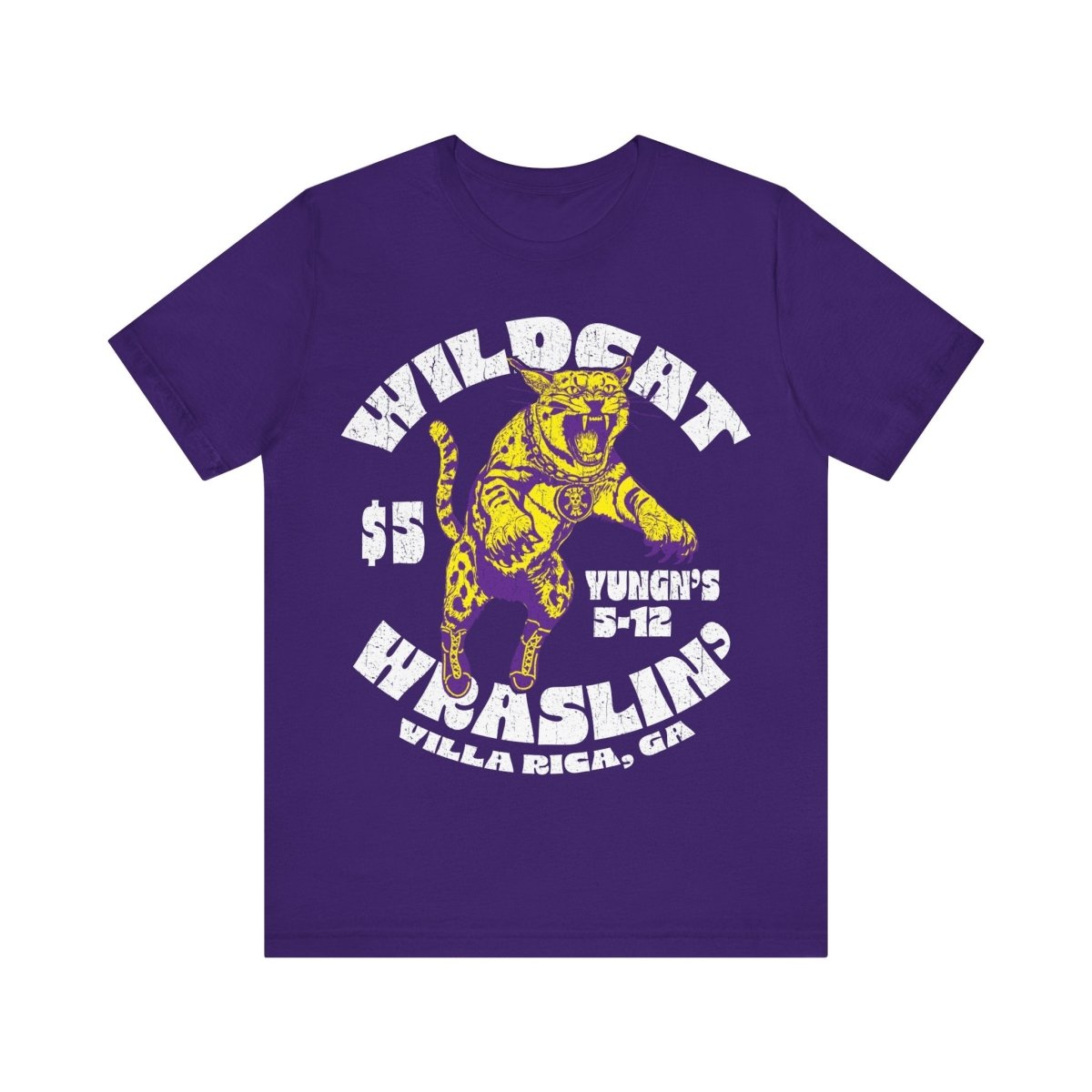 Wildcat Wrestling Premium T-Shirt, Challenge The Wildest Obstacle