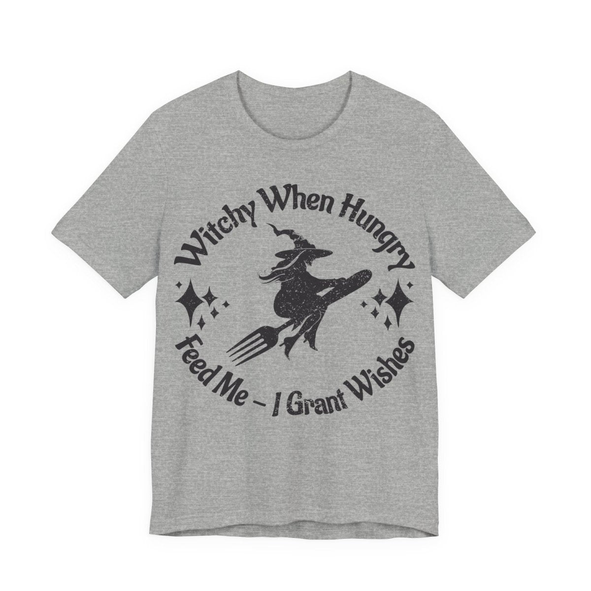 Witchy When Hungry Premium T shirt, Feed Me Funny Foodie, Wishes Granted, Halloween Summerween