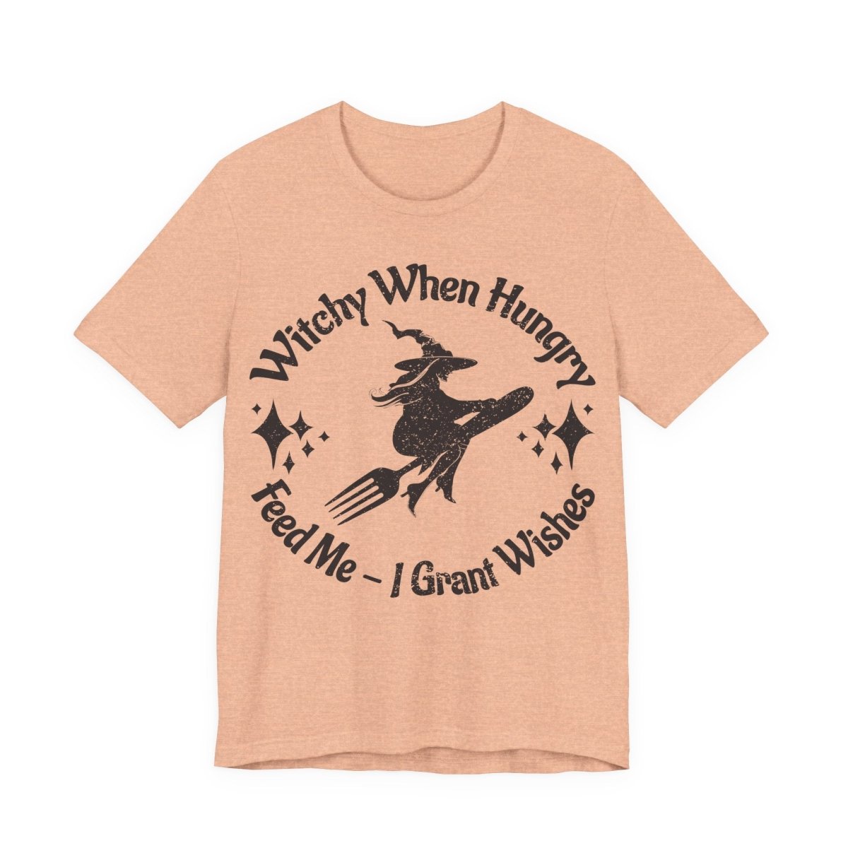 Witchy When Hungry Premium T shirt, Feed Me Funny Foodie, Wishes Granted, Halloween Summerween