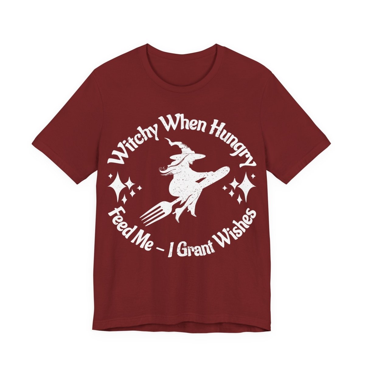 Witchy When Hungry Premium T shirt, Feed Me Funny Foodie, Wishes Granted, Halloween Summerween