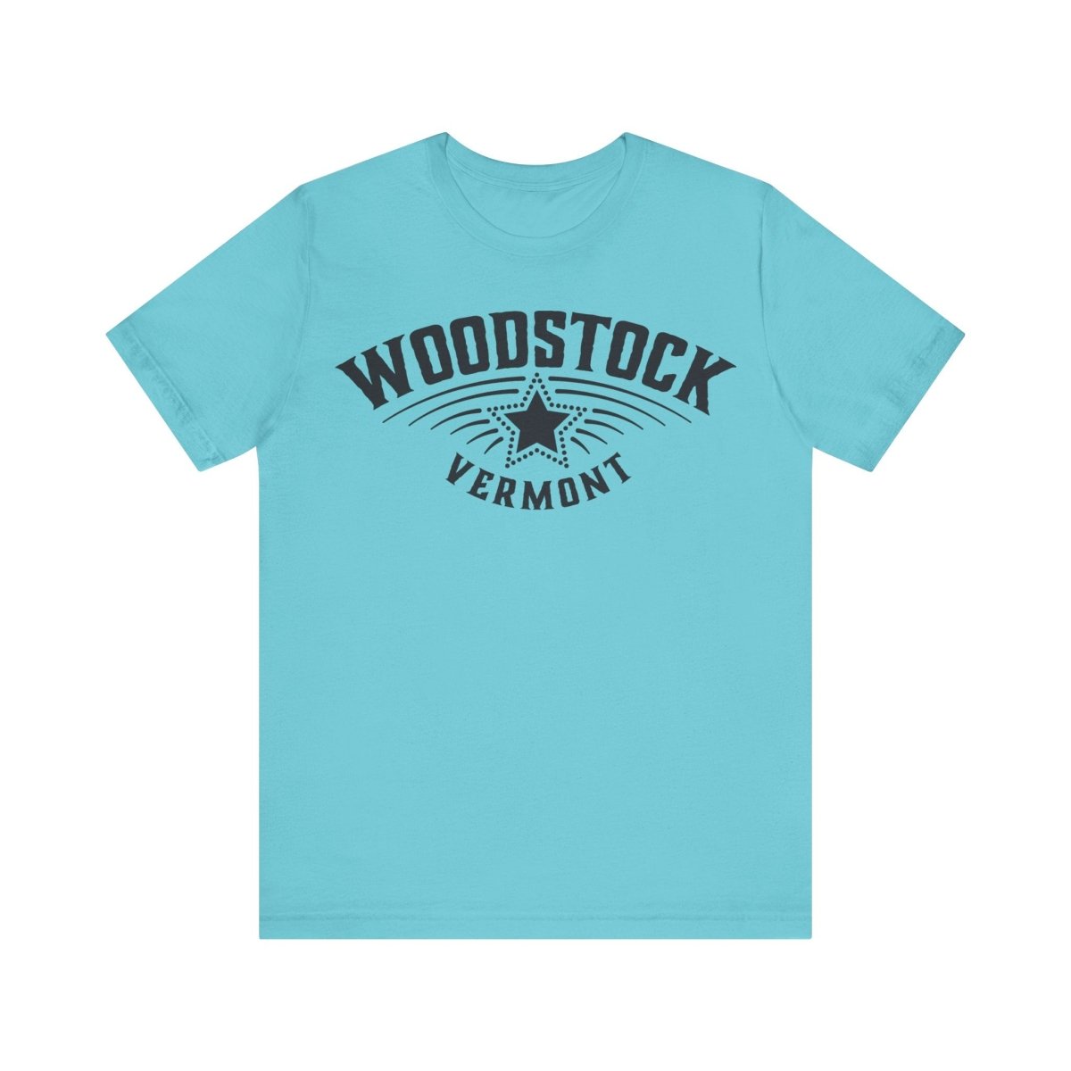 Woodstock Vermont Premium T-shirt, Star, Snow Ski