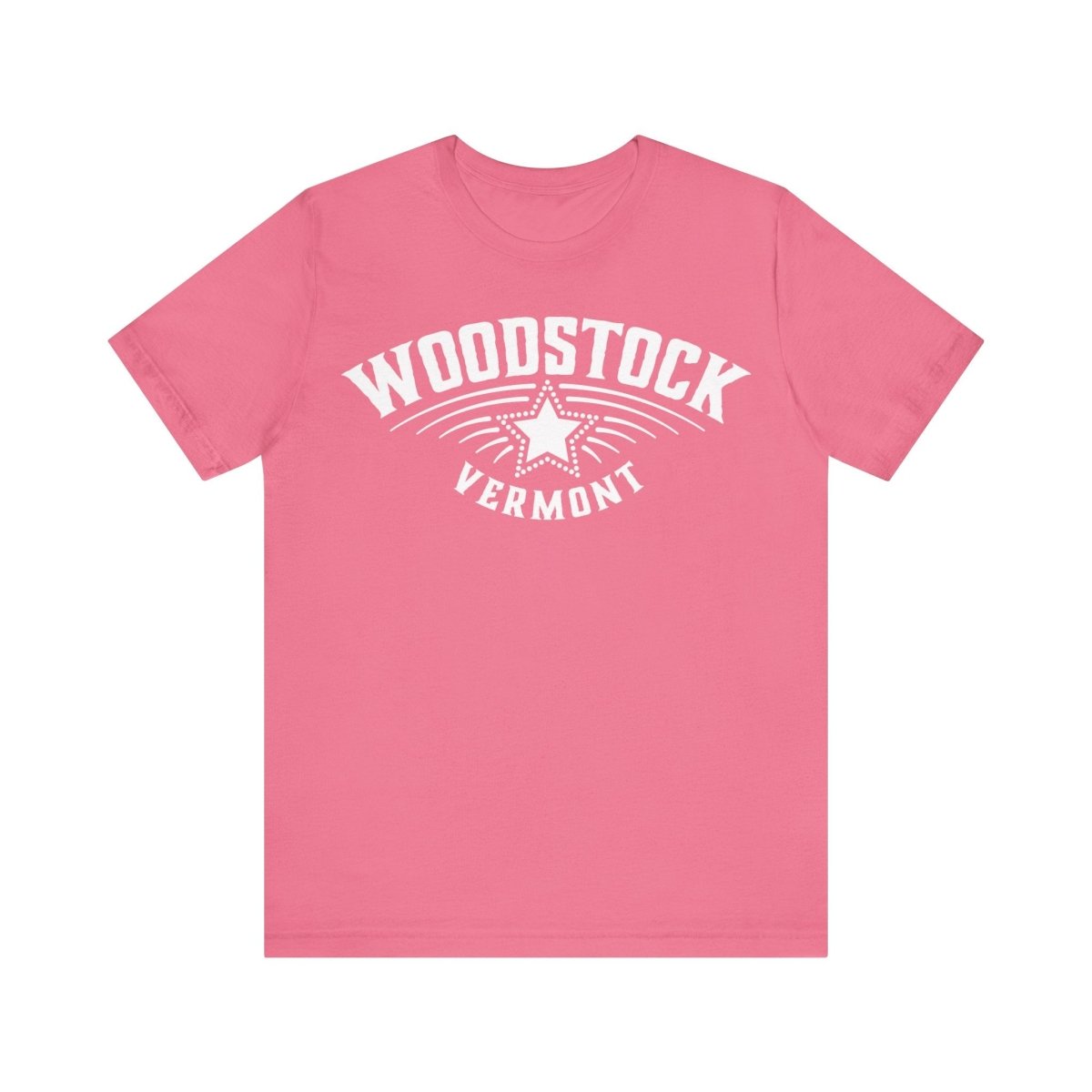 Woodstock Vermont Premium T-shirt, Star, Snow Ski