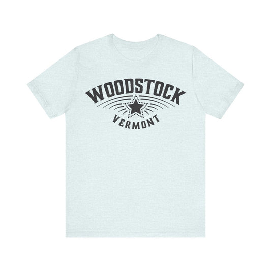 Woodstock Vermont Premium T-shirt, Star, Snow Ski