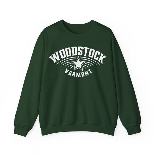 Woodstock Vermont Star Fleece Sweatshirt