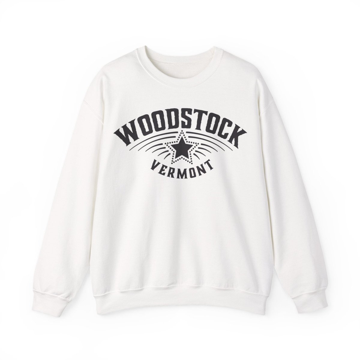 Woodstock Vermont Star Fleece Sweatshirt